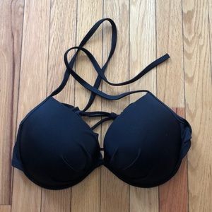 Victoria Secret Black Bathing Suit Top in 36DD
